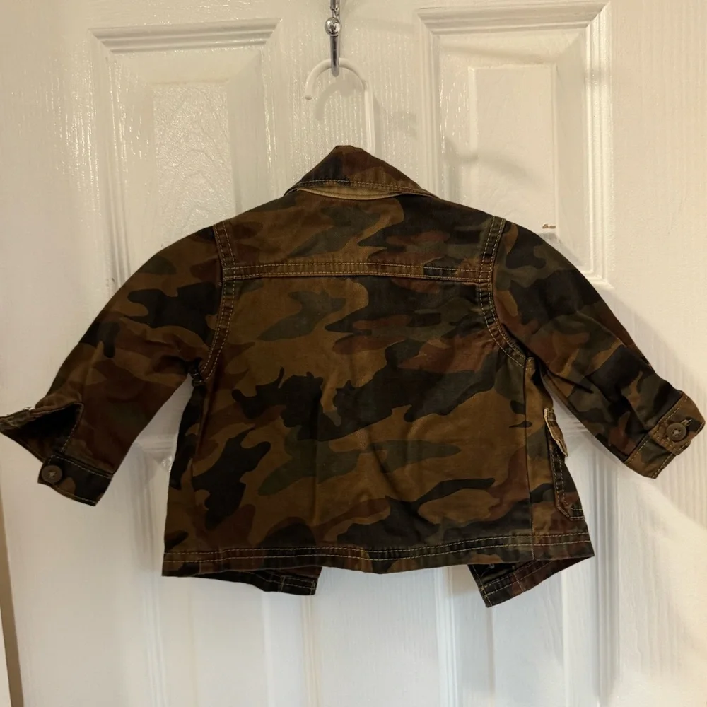 Wrangler Camouflage Cargo Military Jacket 100% cotton - Picture 4 of 5